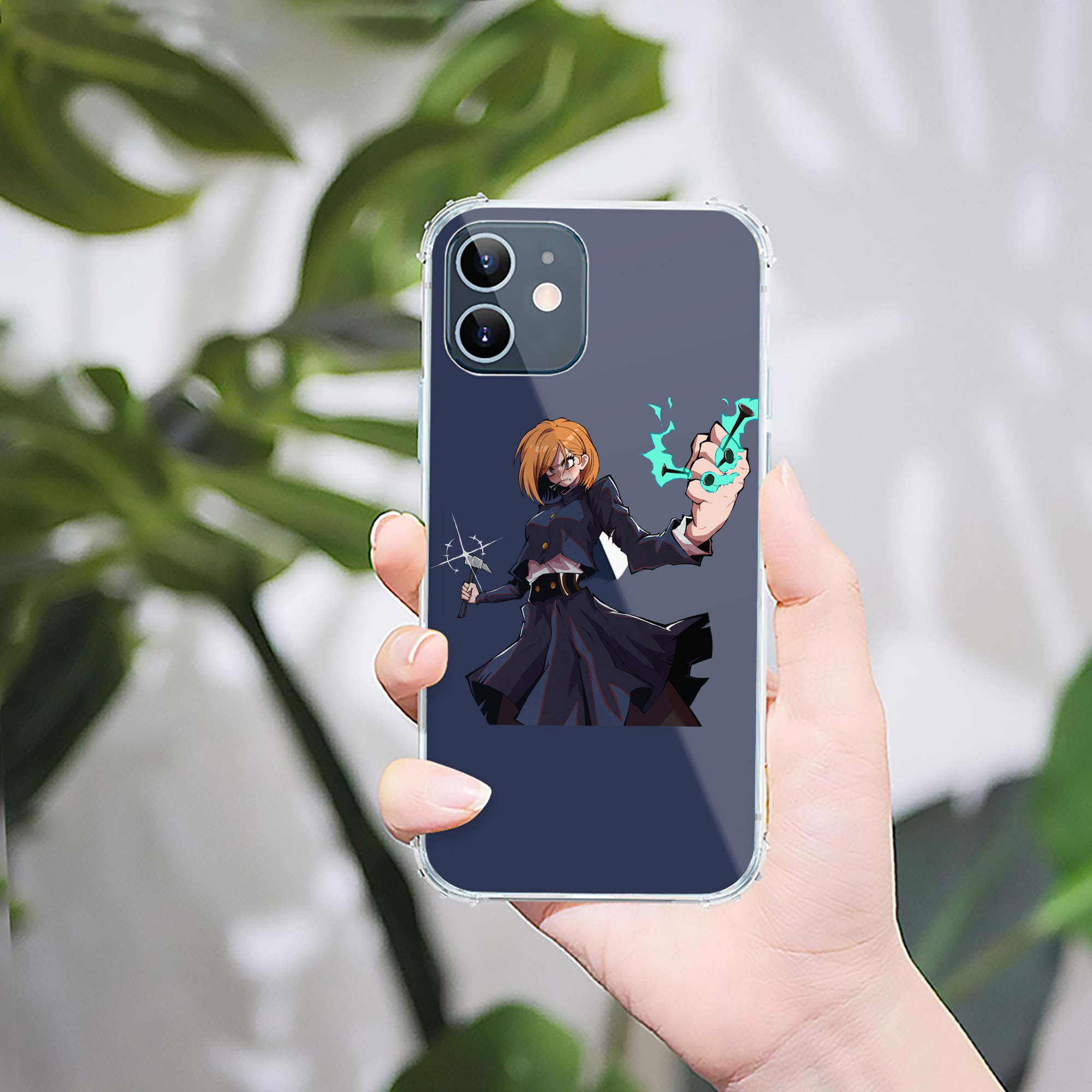 （画像用） 呪術廻戦 Jujutsu Kaisen 【iPhone 12シリーズ対応】透明スマホケース（クリアソフトケース）